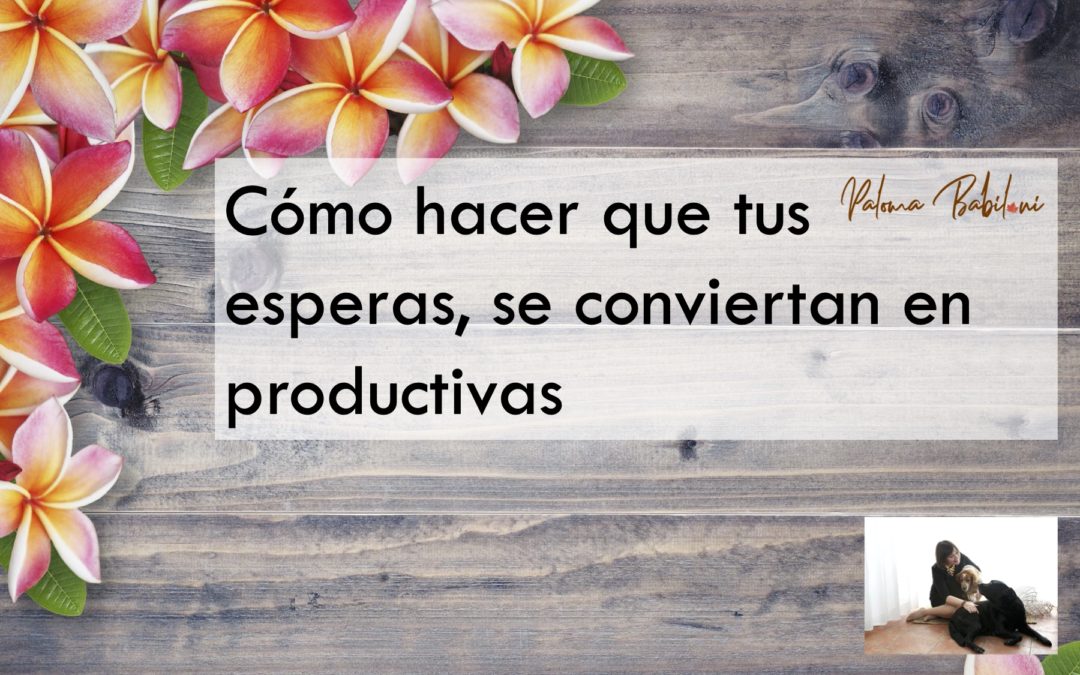 Cómo hacer que tus esperas se conviertan en productivas